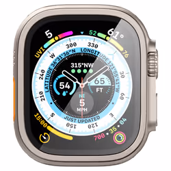 Spigen AGL06161 accessorio indossabile intelligente Protezione per schermo Titanio Metallo, Vetro temperato - Vista aggiuntiva 4