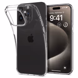 Spigen ACS06557, Cover, Apple, iPhone 15 Pro Max, 17 cm (6.69"), Trasparente