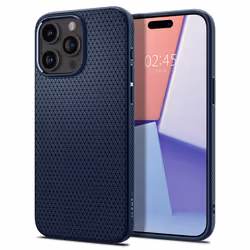 Spigen ACS06563, Cover, Apple, iPhone 15 Pro Max, 17 cm (6.7"), Blu, Blu marino