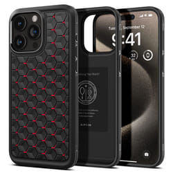 Spigen ACS06604 custodia per cellulare 17 cm (6.7") Cover Nero, Rosso