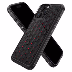 Spigen ACS06604 custodia per cellulare 17 cm (6.7") Cover Nero, Rosso