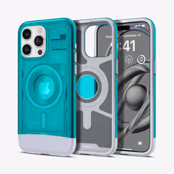 Spigen Classic C1 MagFit custodia per cellulare 15,5 cm (6.1") Cover Blu