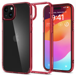 Spigen ACS06794 custodia per cellulare 15,5 cm (6.1") Cover Rosso, Trasparente