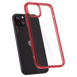 Spigen ACS06794 custodia per cellulare 15,5 cm (6.1") Cover Rosso, Trasparente