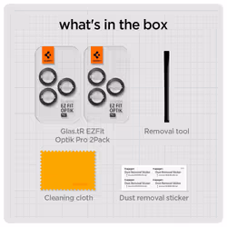 Spigen GLAS.tR EZ Fit Optik Pro Protezione per obiettivo della fotocamera Apple 2 pz - Vista aggiuntiva 6