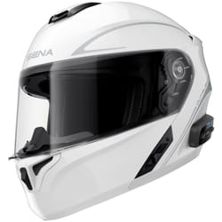 Sena Outrush R Bluetooth Casco, bianco, dimensione L per uomo