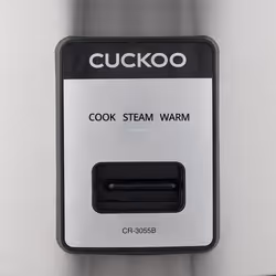 Cuckoo CR-3055 cuoci riso 1460 W Nero, Argento