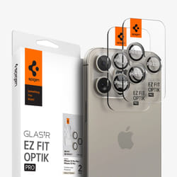 Spigen Optik Pro EZ Fit Protezione per obiettivo della fotocamera Apple 2 pz