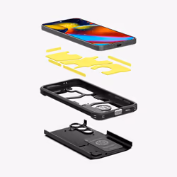 Spigen Tough Armor custodia per cellulare 15,8 cm (6.2") Cover Nero - Vista aggiuntiva 6