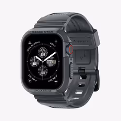 Spigen Rugged Armor Pro Custodia Grigio Poliuretano termoplastico (TPU)