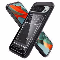 Spigen Ultra Hybrid Zero One custodia per cellulare 17,3 cm (6.8") Cover Nero, Trasparente - Vista aggiuntiva 6