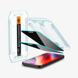 Spigen GLAS.tR EZ Fit | Privacy Pellicola proteggischermo trasparente Apple 2 pz