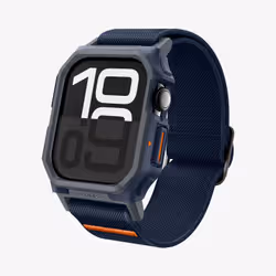 Spigen Lite Fit Pro Case + cinturino Blu marino Poliestere, Poliuretano termoplastico (TPU) - Vista aggiuntiva 3