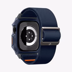 Spigen Lite Fit Pro Case + cinturino Blu marino Poliestere, Poliuretano termoplastico (TPU) - Vista aggiuntiva 5