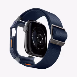 Spigen Lite Fit Pro Case + cinturino Blu marino Poliestere, Poliuretano termoplastico (TPU) - Vista aggiuntiva 6