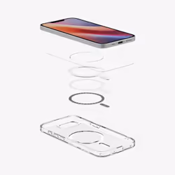 Spigen Ultra Hybrid (MagFit) custodia per cellulare 15,5 cm (6.1") Cover Trasparente, Bianco - Vista aggiuntiva 5