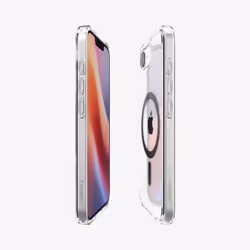 Spigen Ultra Hybrid (MagFit) custodia per cellulare 15,5 cm (6.1") Cover Carbonio, Trasparente - Vista aggiuntiva 4