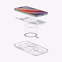 Spigen Ultra Hybrid Zero One Cover iPhone 16e MagFit Bianco - Vista aggiuntiva 5