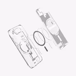 Spigen Ultra Hybrid Zero One Cover iPhone 16e MagFit Bianco - Vista aggiuntiva 6