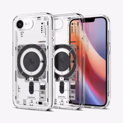Spigen Ultra Hybrid Neo One (MagFit) custodia per cellulare 15,5 cm (6.1") Cover Nero, Trasparente - Vista aggiuntiva 2
