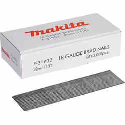 Makita chiodo a testa ribaltabile 1,2 x 32 mm F-31902ProprietàSpessore 1,2 mmSagoma 18 GaLunghezza 32 mmNo 5000Adatto per le ...