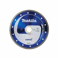 Il disco diamantato a corona continua materiali duri Makita Comet Turbo è un accessorio da taglio professionale estremamente ...