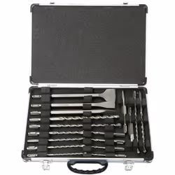 Set di 12 punte, 2 punte e 3 scalpelli Makita SDS-Plus - Makita D-42444 Il set di 17 punte e scalpelli SDS-Plus Makita D-4244 ...