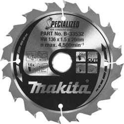 Makita - Specialized B-33532 - Lama per sega (136 x 20 mm)