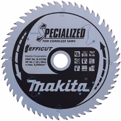 La lama per seghe circolari Makita B-57336 è adatta per legno con un diametro di 165mm. Caratteristiche tecniche Diametro lam ...