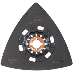 Makita piastra di levigatura, 90 mm Deltoid, TMA083 Starlock - K20 - HM / RIFF - TMA083 - Malta / vernice / residui di moquette
