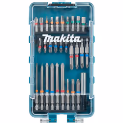 Pratico kit per avvitatura composto da 30 accessori in cofanetto di plastica.La fascetta colorata permette di identificare fa ...