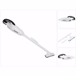 Volume di consegna: - 1x Aspiratore a batteria Makita DCL 180 18 V Li-Ion bianco - 1x bocchetta per pavimenti - 1x bocchetta ...