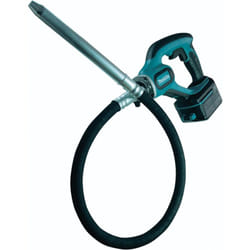Makita - 18 v Li-Ion 4 Ah vibratore per calcestruzzo - 2 batterie, caricabatterie, custodia - DVR450RME