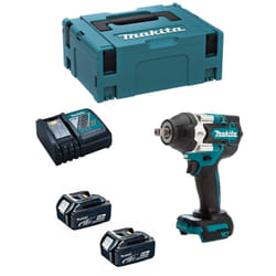 Avvitatore ad Impulsi Makita DTW700RTJ (2 x 5,0 Ah + DC18RC + makpac 2)