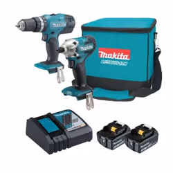 Il Kit Avvitatori ad impulsi e percussione 18 V con batterie Makita DLX2336X è una pratica soluzione per rispondere a tutte l ...