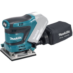 Levigatrice orbitale a batteria Makita DBO484Z, 18V senza batteria e caricabatterie nella confezione