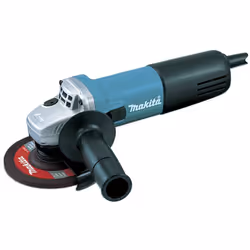 Mini-Smerigliatrice MAKITA 9558HNR - Il potente motore da 840 W eroga fino a 11000 giri/min - Funzione anti-riavvio per ridur ...