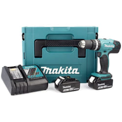 Makita DHP453RFJ Trapano avvitatore a percussione 18V con 2 Batterie