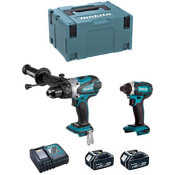 Makita - Kit DLX2145TJ (DTD152 + DHP458 + 2 x 5,0 Ah + DC18RC + makpac 3)