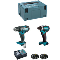MAKITA Kit DLX2127MJ (DDF482 + DTD152 + 2 x 4,0 Ah + DC18RC + MAKPAC 3)