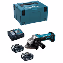 Mini-Smerigliatrice MAKITA DGA452 - Mini-Smerigliatrice potente e compatta con elevata efficienza di carica - Corpo motore an ...