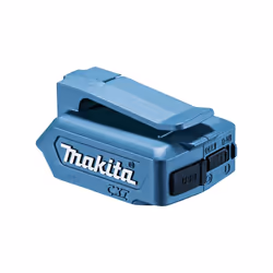 Adattatore USB con clip da cintura per batteria da 10,8 V. Dotato di una porta USB (tipo A), ideale per la ricarica di dispos ...