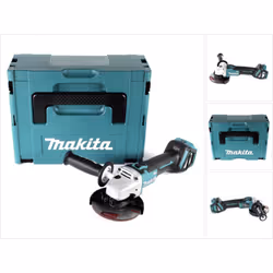 Dotazione: - 1x Makita DGA 511 Smerigliatrice angolare a batteria 18V - 1x Impugnatura supplementare - 1x Mola da taglio - 1x ...