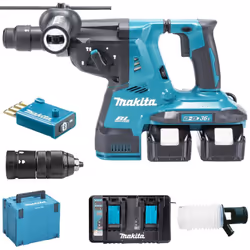 Tassellatore Makita DHR283T2JU 18Vx2 5Ah, nuova gamma di tassellatori a batteria per i quali è stata posta la massima attenzi ...