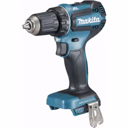 Makita DDF485ZJ, Trapano con impugnatura a pistola, Senza chiave, Nero, Blu, 1900 Giri/min, 3,8 cm, 1,3 cm