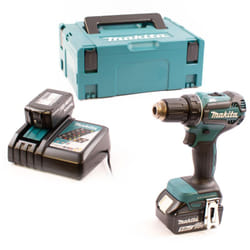 Makita - Trapano avvitatore a batteria 18V DDF485RTJ con 2 batterie da 5,0 Ah + caricabatterie in makpac 2