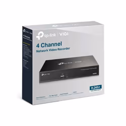 TP-Link VIGI NVR1004H Videoregistratore di rete (NVR) Nero - Vista aggiuntiva 4