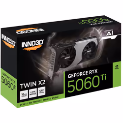 INNO3D GeForce RTX 5060 Ti TWIN X2 NVIDIA 16 GB GDDR7