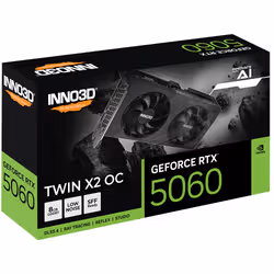 INNO3D GeForce RTX 5060 TWIN X2 OC V2 NVIDIA 8 GB GDDR7 - Vista aggiuntiva 2
