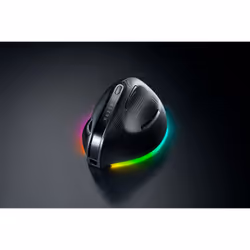 Razer Pro Click V2 Vertical, Mano destra, Design verticale, Ottico, RF Wireless + Bluetooth + USB Type-C, 30000 DPI, Nero